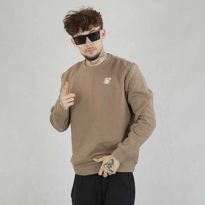 Bluza Crewneck SikSilk Essentials brązowa