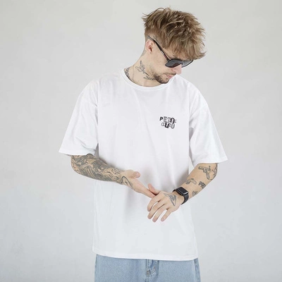 Koszulka Patriotic Baggy Ransom Note biała