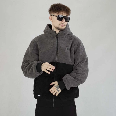 Kurtka Dwustronna Zimowa Mass Result szaro czarna