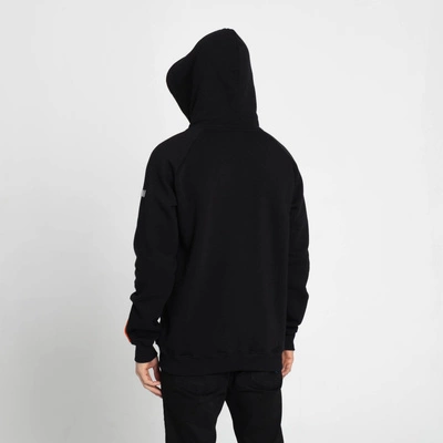 Biuro Ochrony Rapu BORCREW LINES Bluza z kapturem Czarny