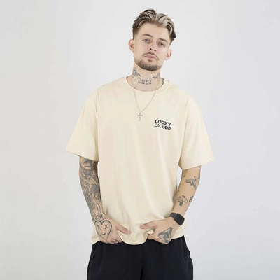 Koszulka Lucky Dice Baggy Lucky Dice Truck beżowa