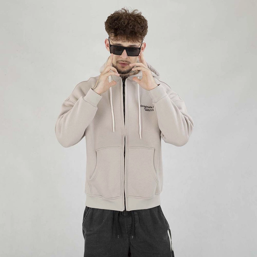 Bluza I8 Hoodie ZIP Originals beżowa