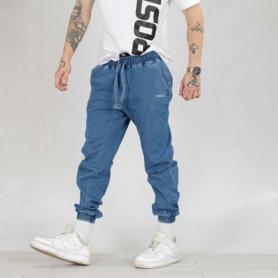 Spodnie Prosto Jogger Jeans Pazy blue