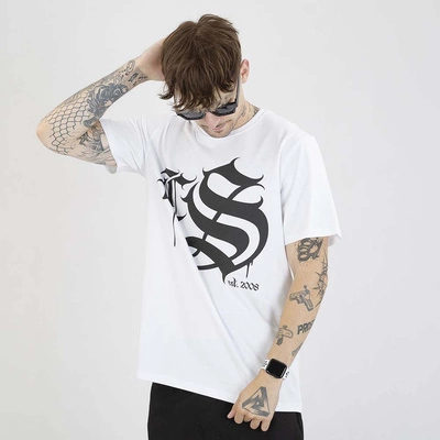 Koszulka Ciemna Strefa Chicano Gotyk biała