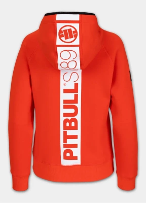 Bluza Pit Bull Hoodie Zip Fuchsia ognista czerwona