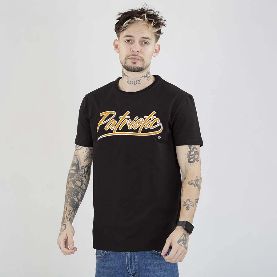 Koszulka Patriotic Retro Script czarna