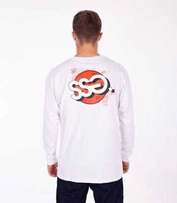 Smoke Story GRAFFITI CIRCLE Longsleeve Biały