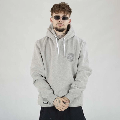 Bluza Mass Hoodie Base Back szara
