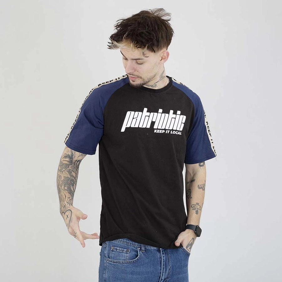 Koszulka Patriotic P Keep It Tapes czarna