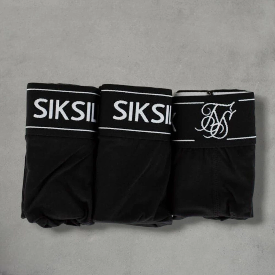 SikSilk Bokserki 3Pack SS-19685 czarne