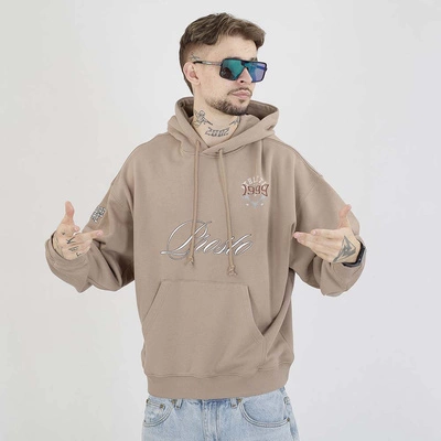 Bluza Prosto Hoodie Football Fan beżowa