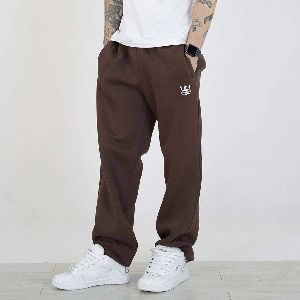 Spodnie Dresowe Jigga Wear Logo Drawcord bordowe