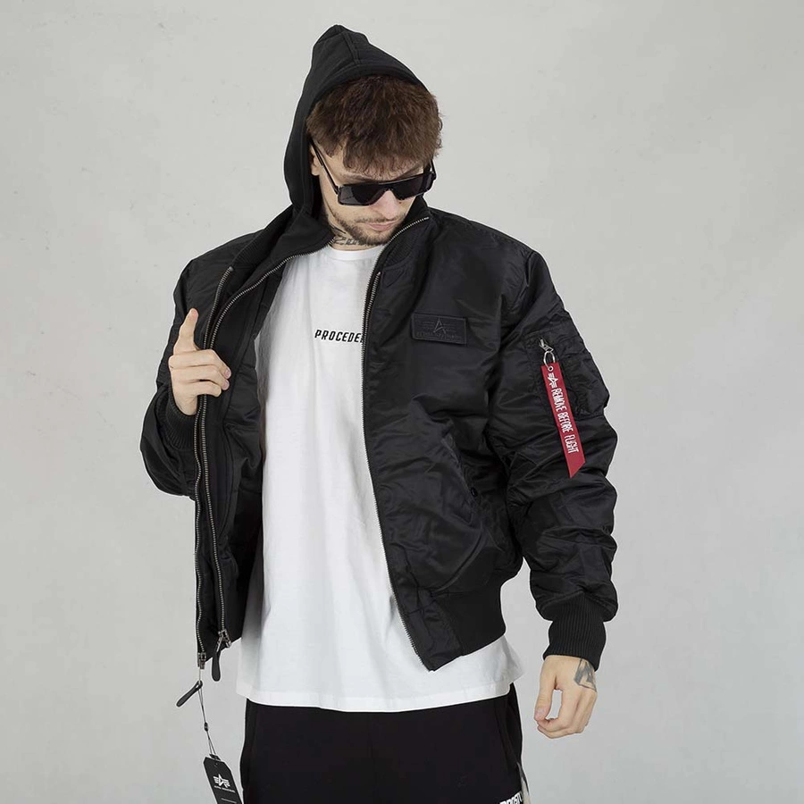 Kurtka Alpha Industries MA-1D-Tec 133104 czarno czarna