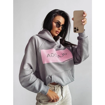 Bluza Olavoga Hoodie Sweet Roll szara