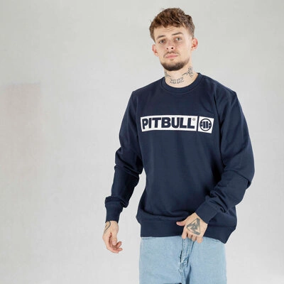 Bluza Pit Bull crewneck Terry Hilltop granatowa