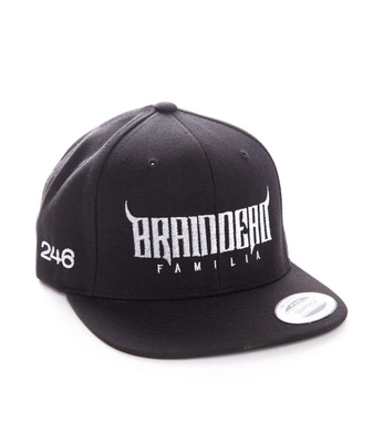 Czapka Z Daszkiem Snapback Brain Dead Familia Horns 246 czarna