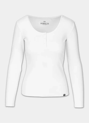 Long damski Pit Bull Rib biały