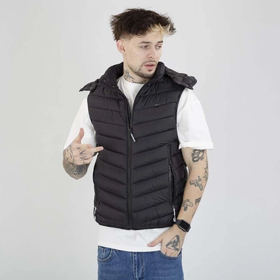 Bezrękawnik I8 Denim Hoodie czarny