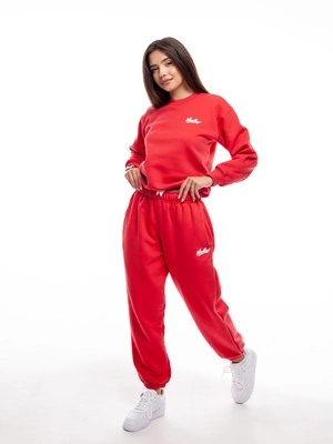 Bluza Nice View Brand Cewneck Small czerwona