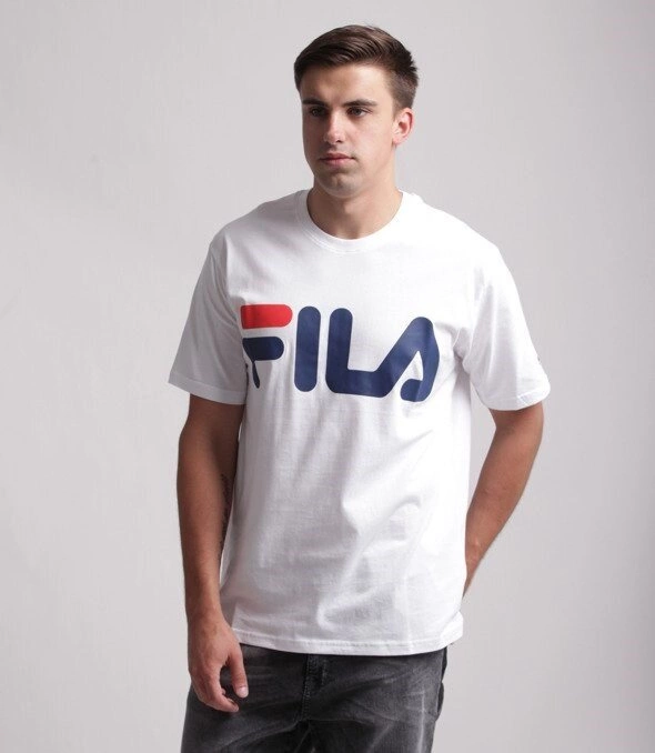 FILA-Classic Logo T-shirt Biały