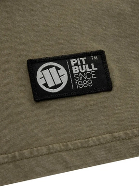 Koszulka Pit Bull Denim Washed Brand brązowa