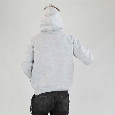Bluza Diil Hoodie Glossy szara melanż