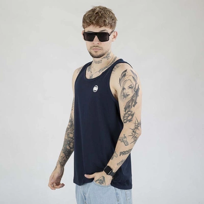 Tank top Pit Bull Slim Fit Small Logo ciemny granatowy