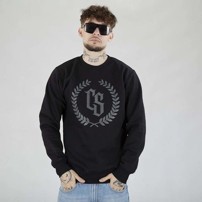 Bluza Crewneck Ciemna Strefa Oversize CS Laur czarna