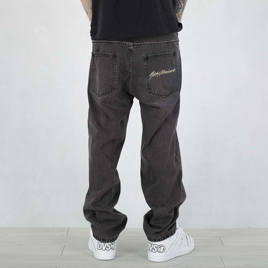Spodnie Mass Jeans Extra Baggy Fit Initials black washed