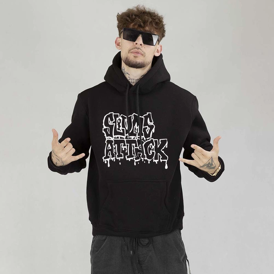 Bluza Hoodie RPS Rychu Peja Solufka Old Logo Mono czarna