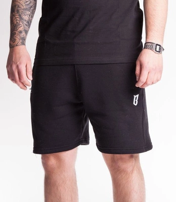 Biuro Ochrony Rapu CLASSIC BORCREW Krótkie Spodnie Dresowe Czarny