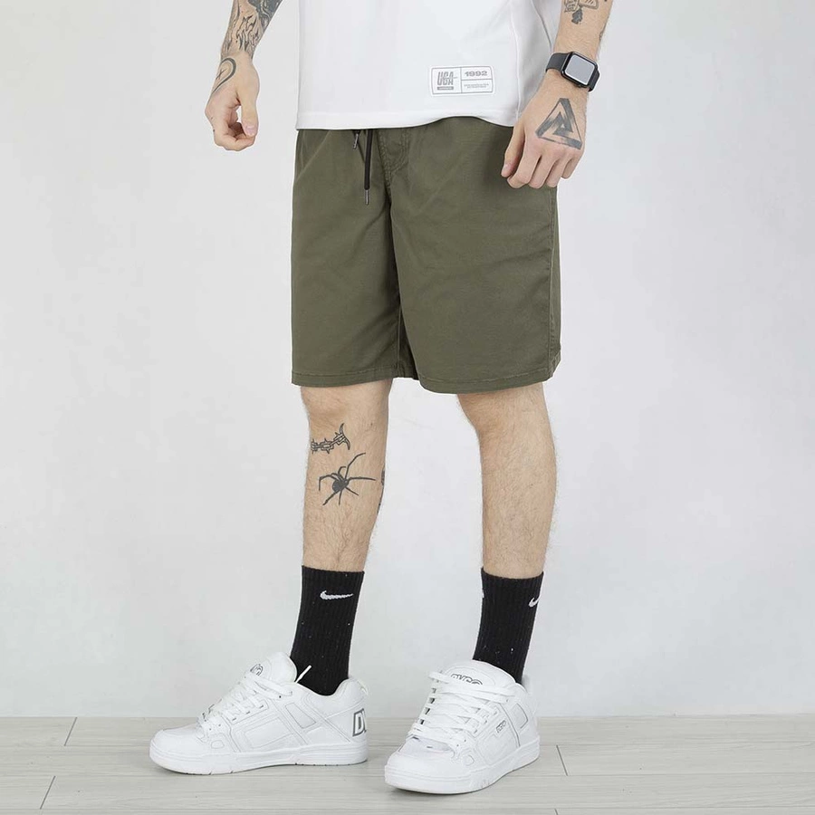 Krótkie Spodenki Elade Icon khaki materiałowe