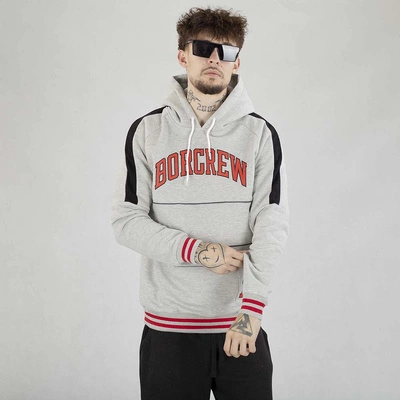 Bluza Hoodie Biuro Ochrony Rapu REGLAN BULLS Szara