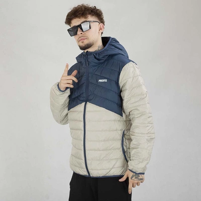 Kurtka Prosto Klasyk Ultralight 2022 granatowo beżowa