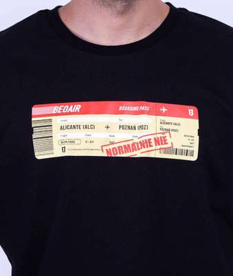 Biuro Ochrony Rapu NORMALNIE T-Shirt Czarny
