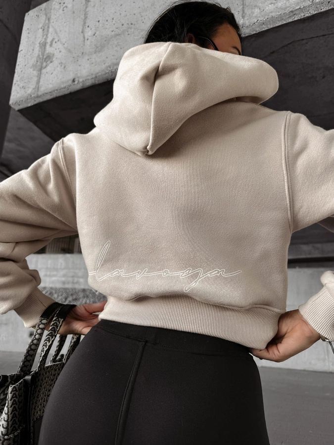 Bluza Olavoga Hoodie Pianca beżowa