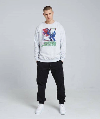 Smoke Story ATTACK Bluza bez kaptura Szary