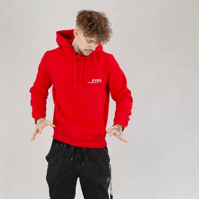 Bluza Hoodie Red Eyes King czerwono biała