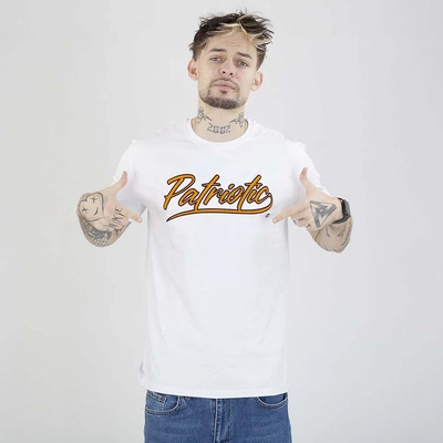 Koszulka Patriotic Retro Script biała