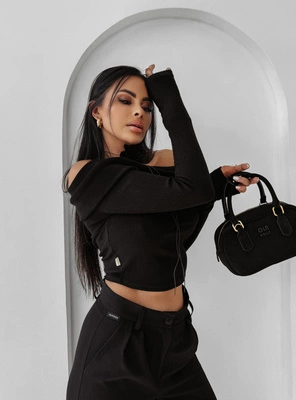 Bluzka Olavoga Creamed Fog czarna