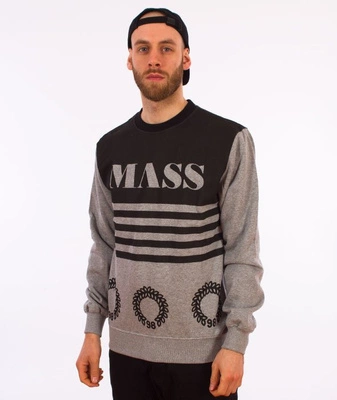 Mass-Level Crewneck Bluza Szara