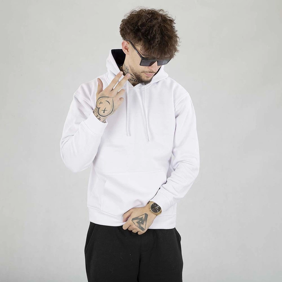 Bluza Hoodie Niemaloga One Shade biało granatowa