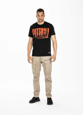 Koszulka Pit Bull Middle Weight 190 Orange Dog czarna