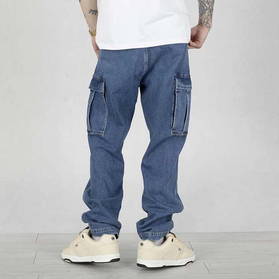 Spodnie Jeansowe Pit Bull Deerhorn Cargo Classic Wash