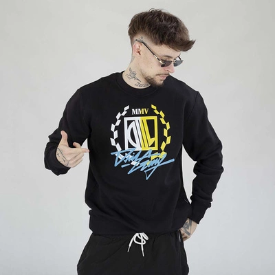 Bluza Diil Bez Kaptura Laur Gang czarna błękitna