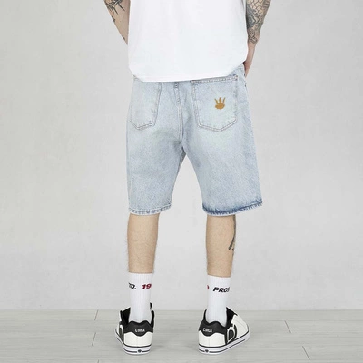 Spodenki Jigga Wear Crown light blue gold