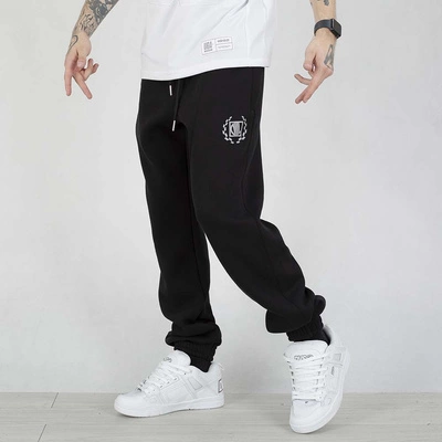 Spodnie Dresowe Diil Regular Odblask czarne