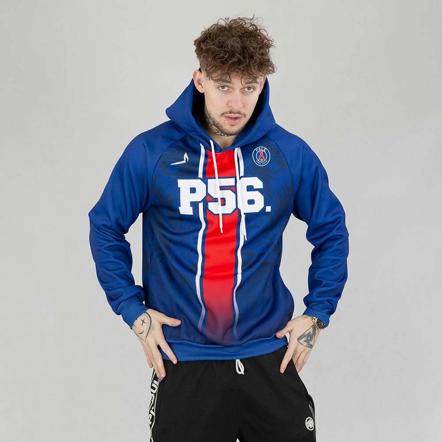 Bluza Dudek P56 Hoodie Palę Sobie Grass Lion Football granatowa