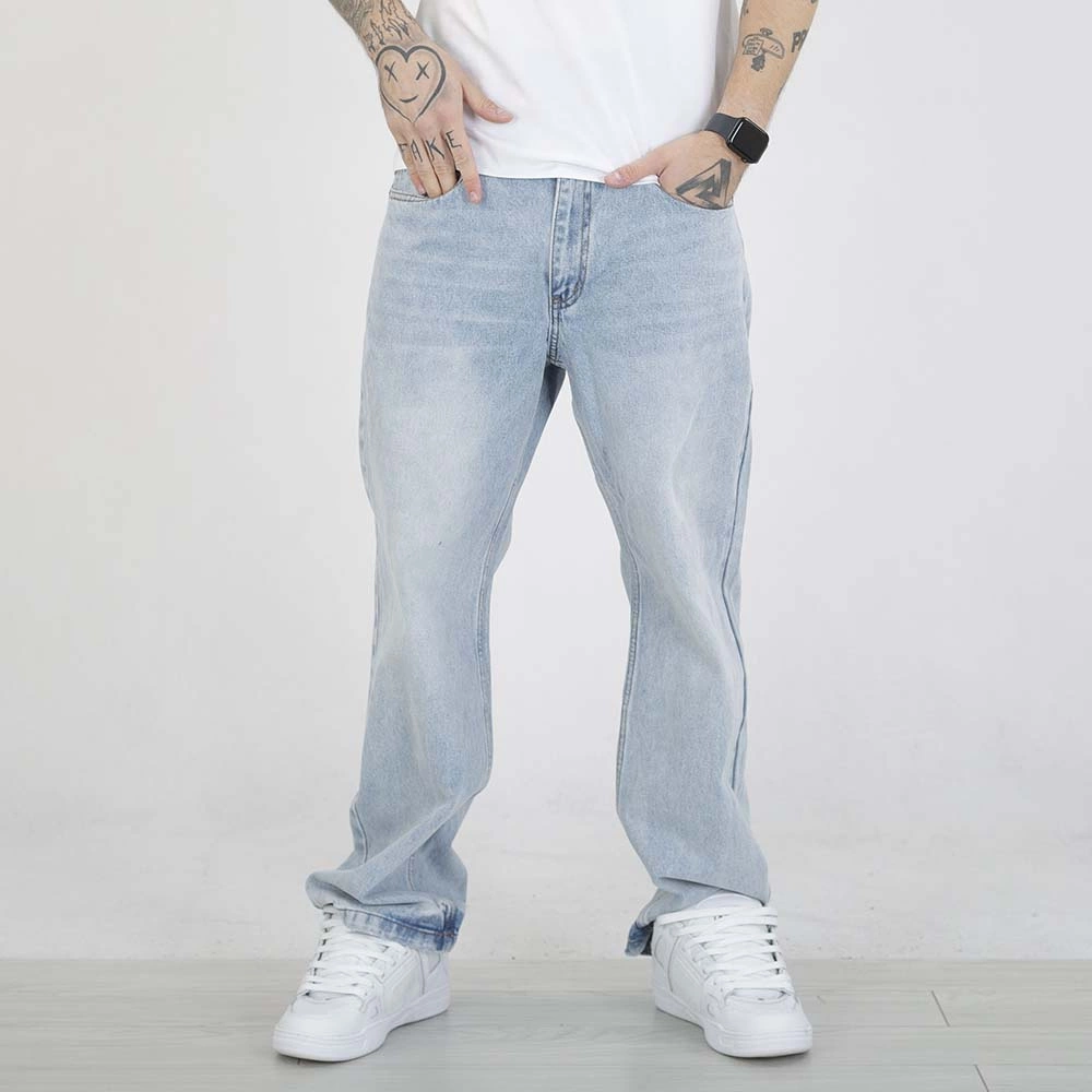 Spodnie Baggy Prosto Shield niebieskie