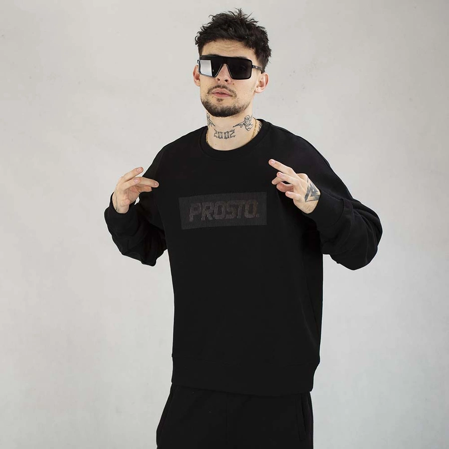 Bluza Prosto Crewneck Cameleo czarna